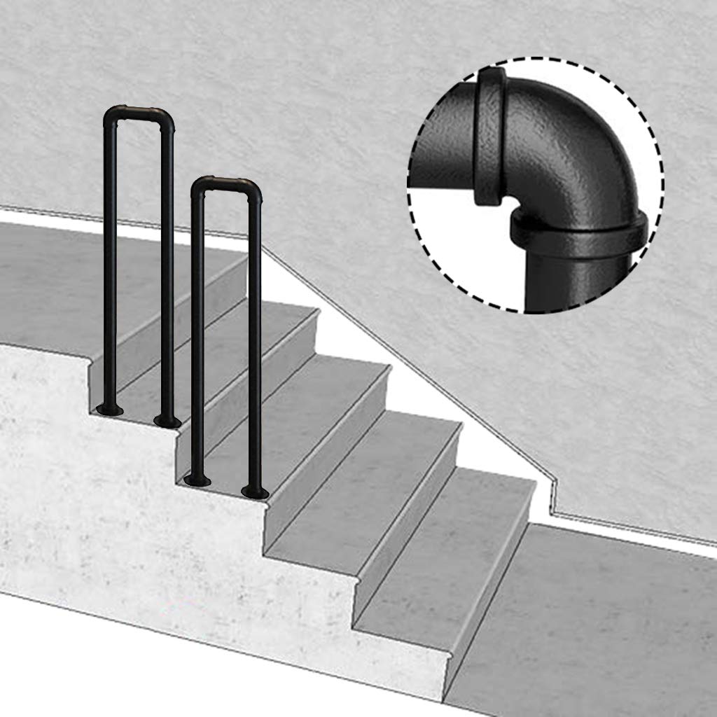 Buy Retro Industrial Stair Handrail with Complete Kit, Elderly Safety