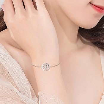 TANGPOET Pulsera De Nudo Celta Para Hombre 925, Pulseras De La Amistad Para Mujeres, Unisex, Cadena Ajustable, Regalo Para Niños, Niñas, Amigos