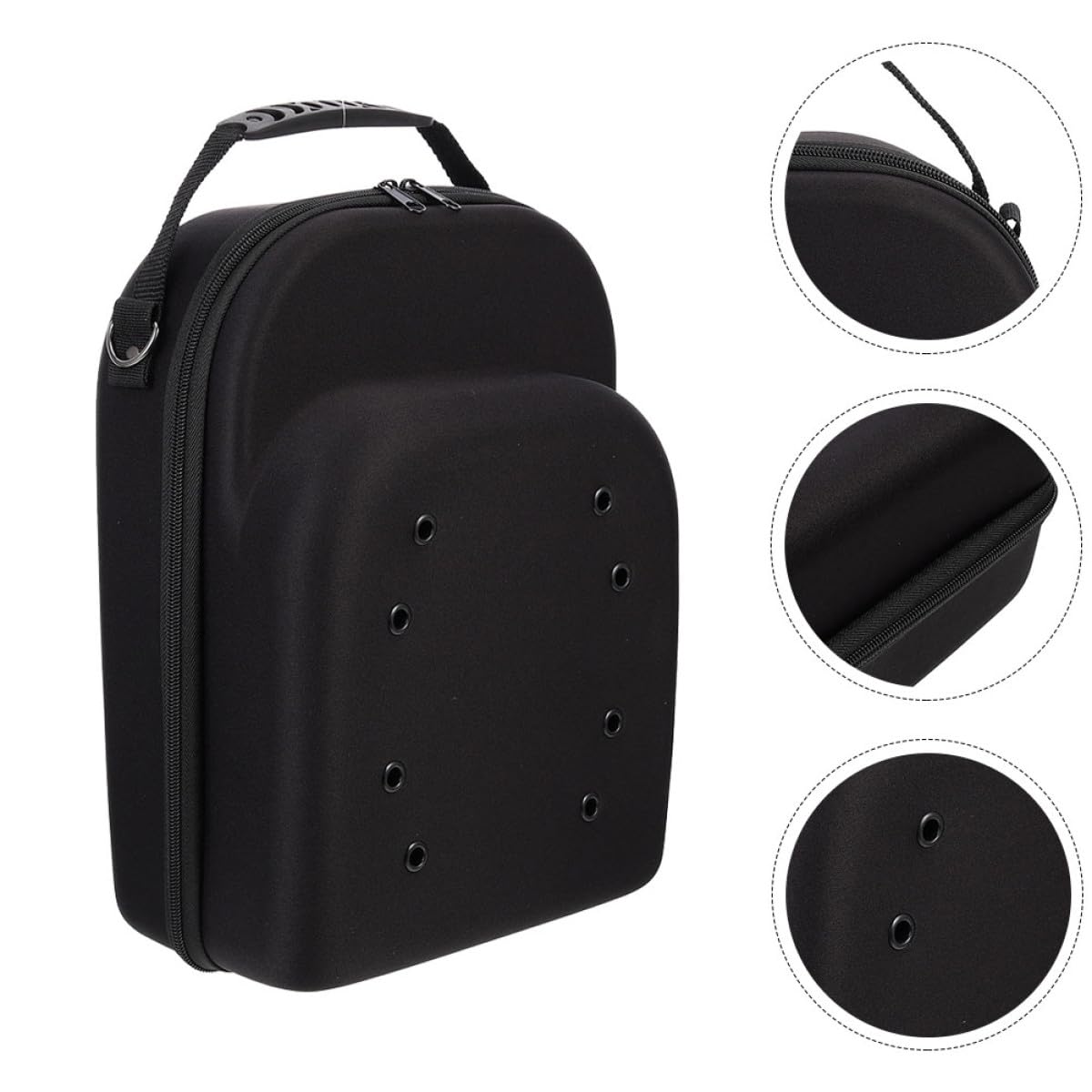 Ipetboom Estuche de Viaje para Gorras de Béisbol Rígido EVA Organizador Portátil Tamaño 33X26X14 CM Bolsa Protectora para Transportar Sombreros Accesorio Adecuado para Viajes y