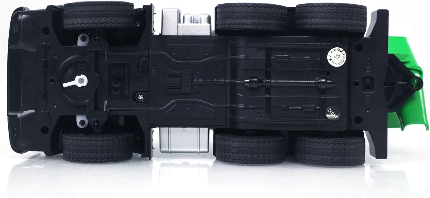 TOUCAN RC HOBBY HUINA 1/18 1557 2.4G 9CH RC Concrete Car Mixer Truck Model Tractor Gift