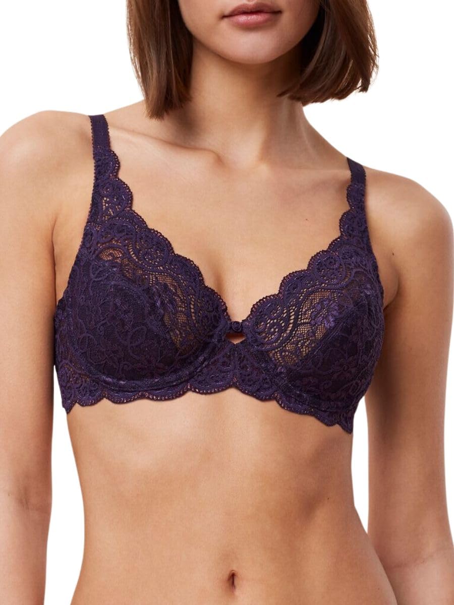 Triumph Amourette 300 Blackcurrant High Apex Bra - 36C, BLACKCURRANT