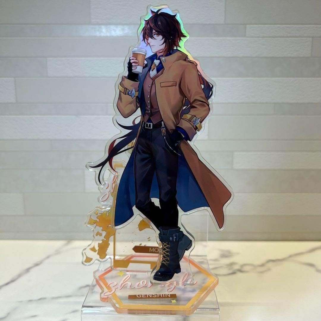 Amazon.co.jp: 原神 鍾離 オーロラ 2重アクリルスタンド 私服