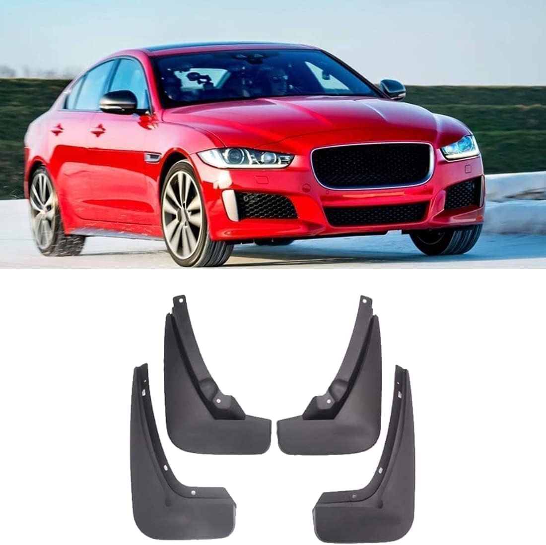 Guardabarros para Jaguar XE que protegen la carrocería del barro y agua