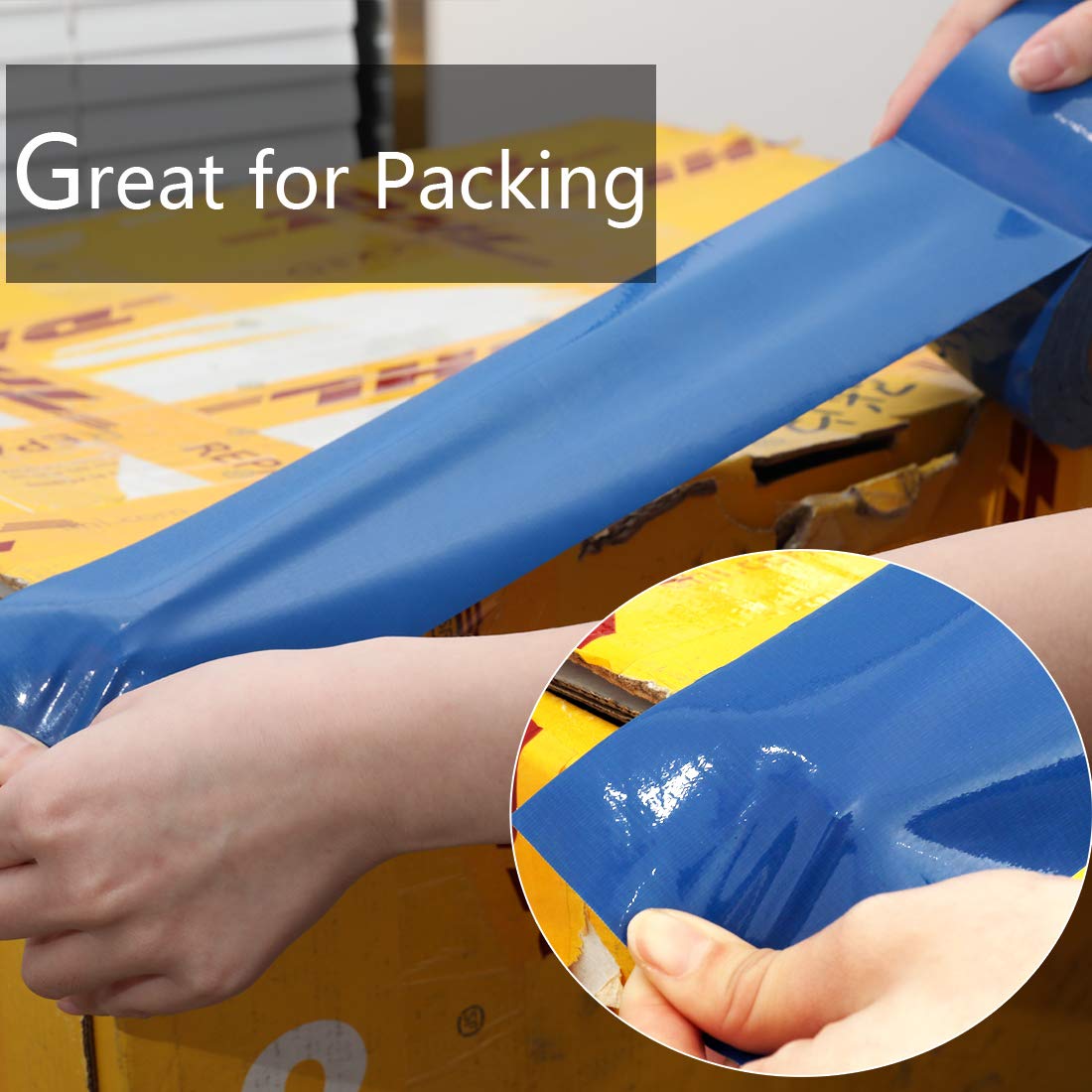 Nastro Adesivo Professionale WELSTIK 50mm X 41m - Impermeabile Per Interni/Esterni - Bianco - Foto 7