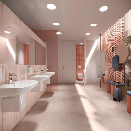 Robinet de lavabo chromé Duravit D-Code mitigeur salle de bain - 6