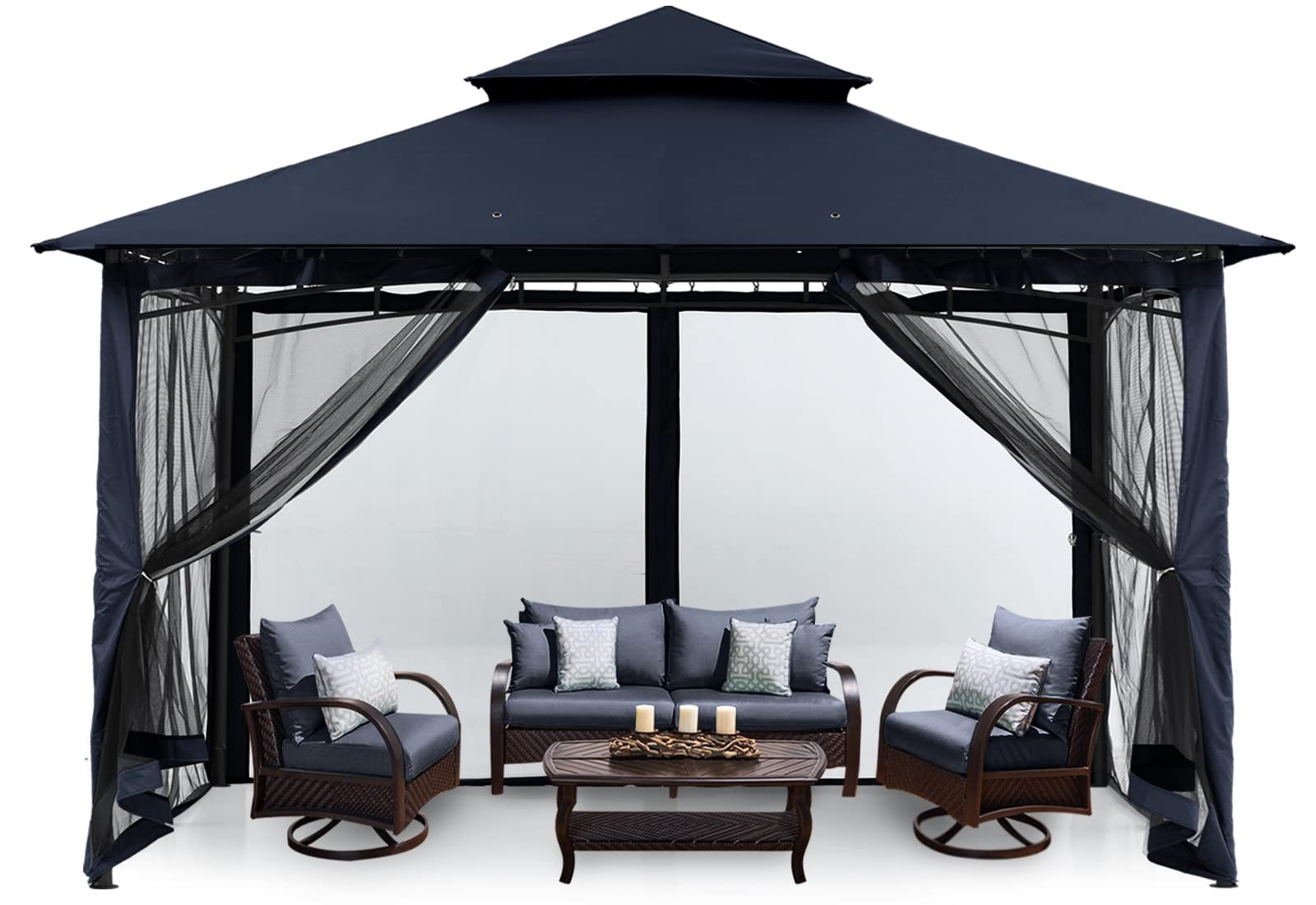 Buy MASTERCANOPY Outdoor Garden Gazebo for Patios with Stable Steel