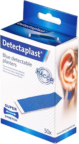 Miniatura 1 de Yesos azules, Yesos detectables y flexibles, para Catering Botiquín de primeros auxilios en entornos de manipulación de alimentos, Ayudas de cocina,