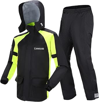 Traje impermeable para exteriores para hombre y mujer, chaqueta impermeable  para motocicleta, poncho, abrigo de lluvia duradero transpirable + pantalón  de lluvia|Impermeables| - AliExpress