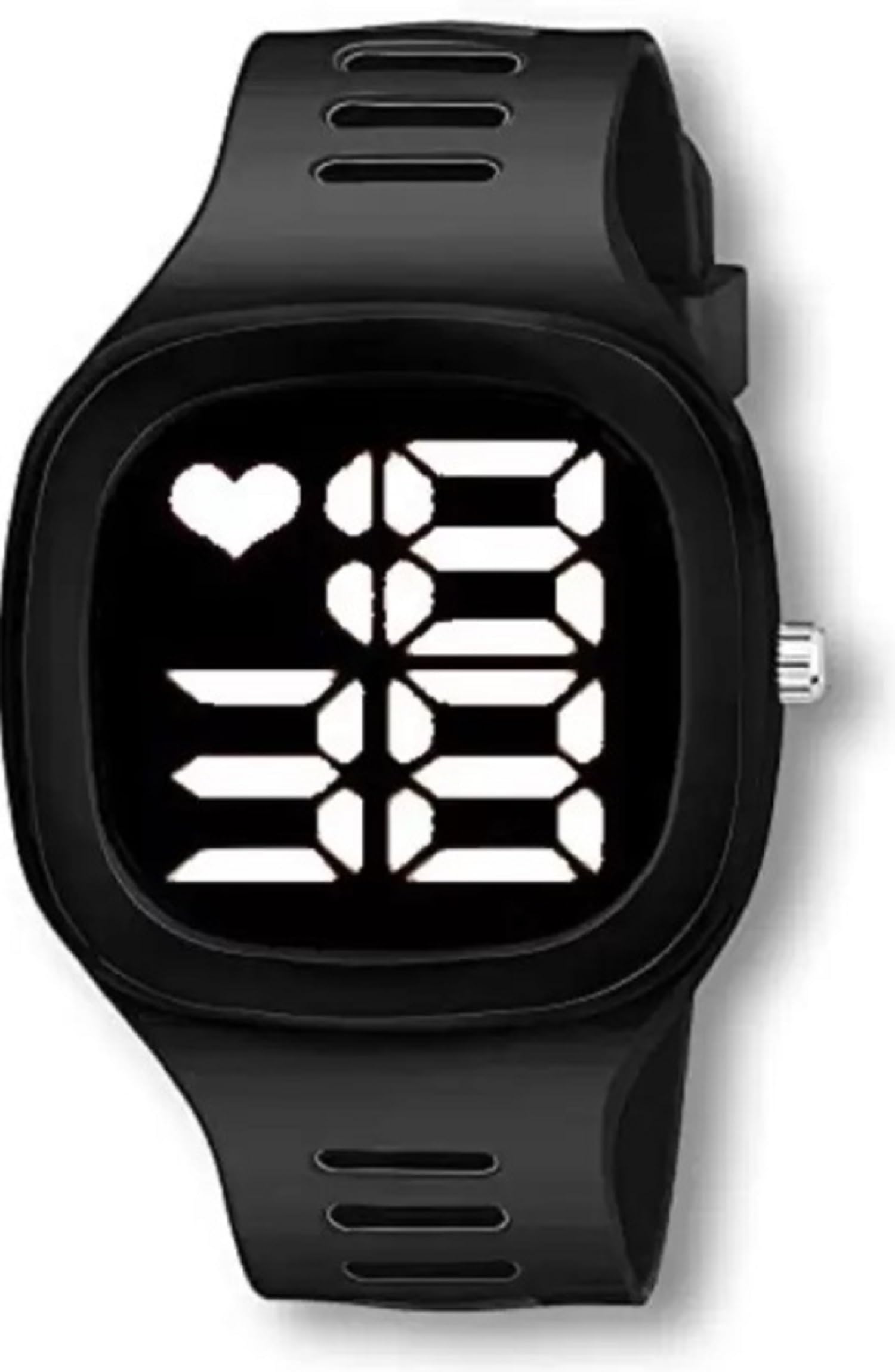 VIN® New Generation Black Digital New Digital Big Square LED Sports Watch for Boys and Girls Digital Watch - for Boys & Girls (B0BFCWRV8C) Amazon Price History, Amazon Price Tracker