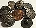 Set of 8 Beautiful Flat Top rET Antique Brass Tone Metal Shank Buttons 15mm 9/16