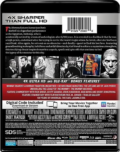Image of The Mummy (1932) - 4K Ultra HD + Blu-ray + Digital [4K UHD]