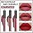 evpct 3Pcs Mauve Neutral Light Rosey Nude Blue Red Matte Liquid Lipstick Lip Stain Sets for Women Long Lasting 24 Hours Lipstick Light Skin labiales matte larga duracion 24 matenhoras originales
