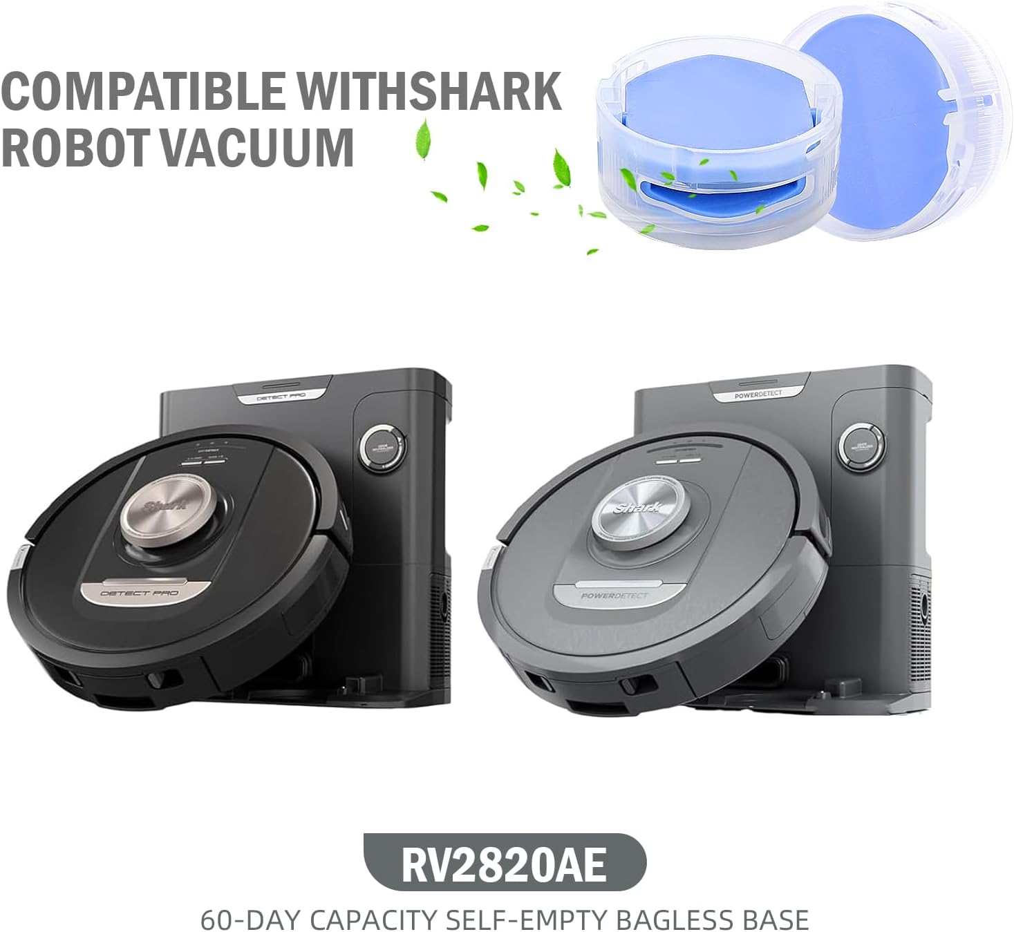 Odor Neutralizer Replacement Cartridges Compatible with Shark Stratos Upright Vacuum LA702, AZ3002, AZ4002, AZ3000, HZ3000, HZ3002, IZ862H, IZ562H, ZD550 Replaces Part# 1541FC3000