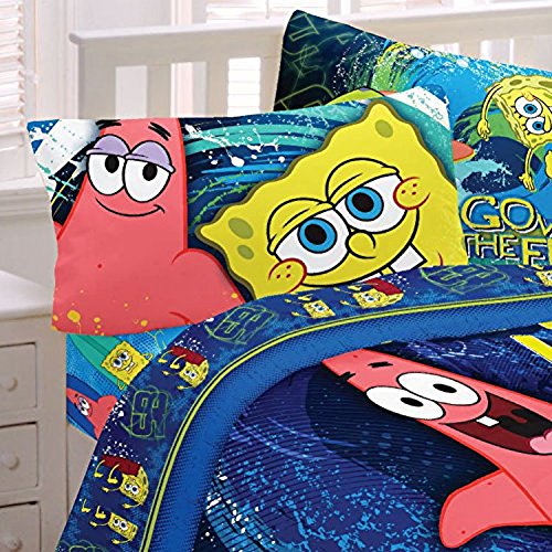 Hyper Spongebob Squarepants Twin Cotton Sheet Set Hyper Spongebob Squarepants Twin Cotton Sheet Set