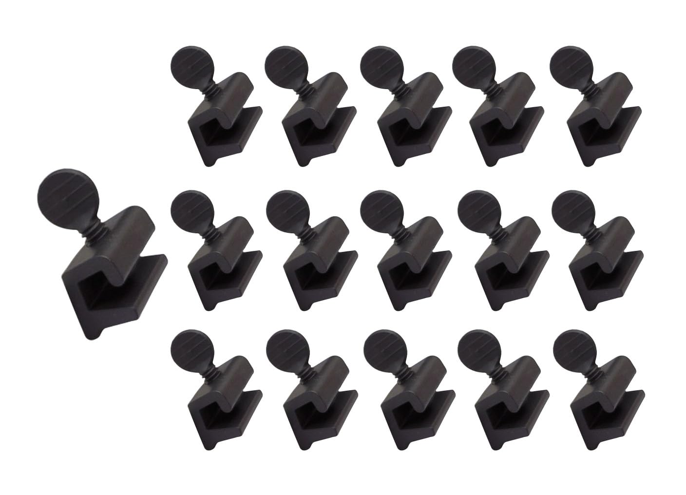 QCAA Sliding Window Security Lock, Aluminum, Oil Rubbed Bronze, 16 Pack, Made in Taiwan