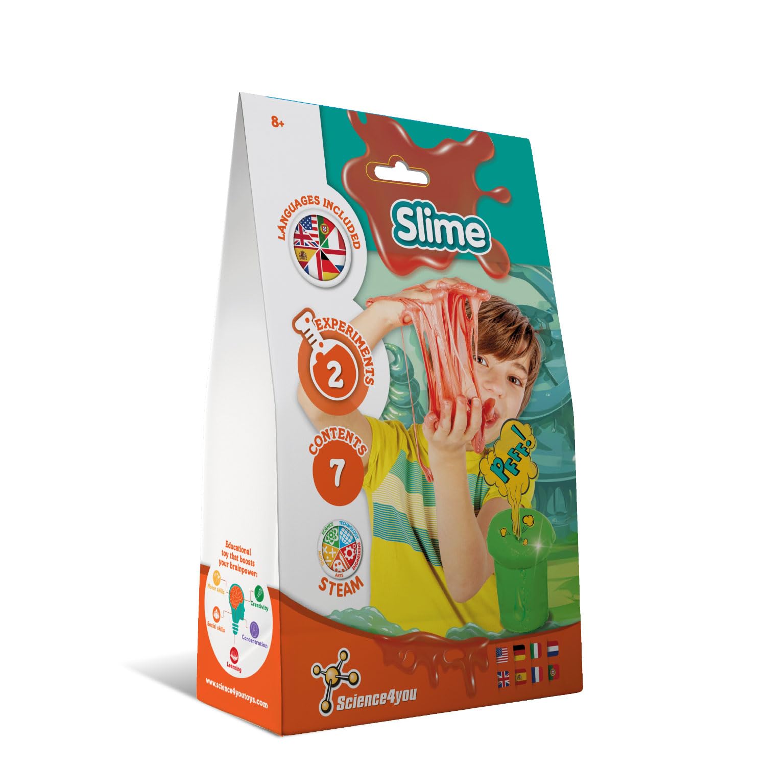 Science4you Slime Kit for Kids Age 8+, Squishy Making Kit, Butter and Fluffy Slime