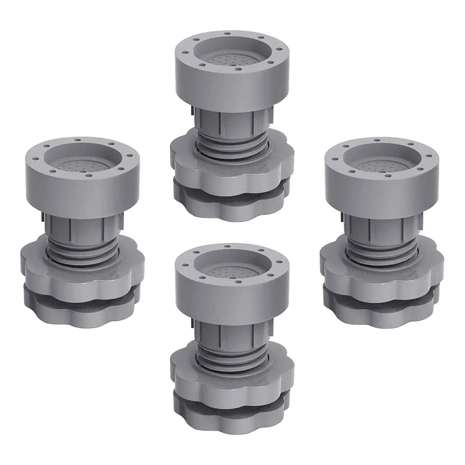 4X Piedini for Lavatrice Accessori di Supporto antivibranti livellamento stabilizzatore for Lavatrice for Lavatrice Bagno di casa