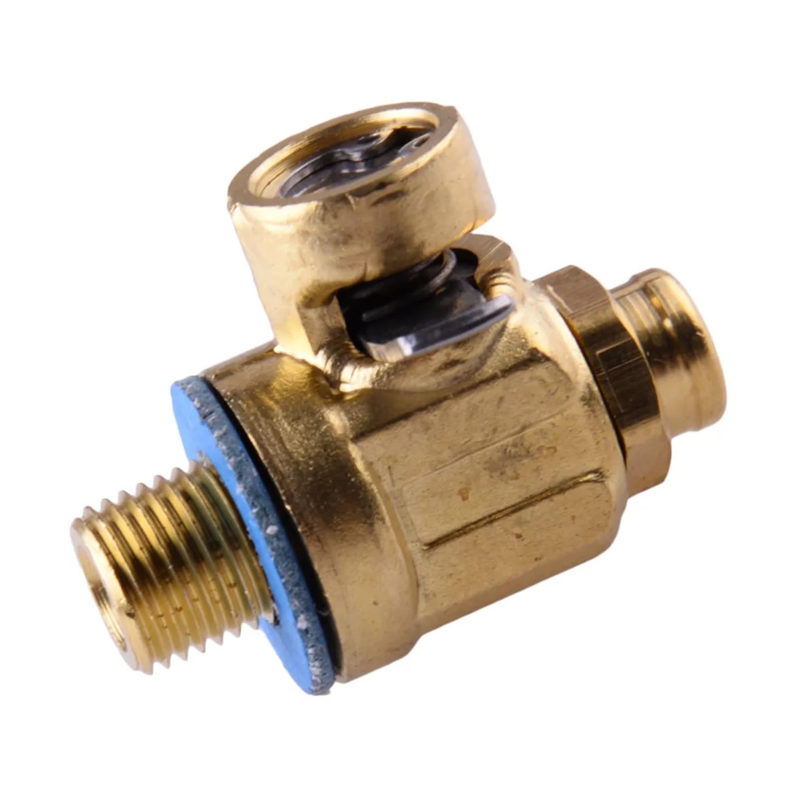 F103, F133 Válvula de drenaje rápido con conector corto y abrazadera