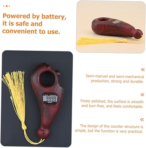 Miniatura 8 de Toddmomy 2 unids contador de canto contador de mano pantalla eléctrica Buda Digital Contador Buda Cuentas Contador de canto de cuentas de dedo