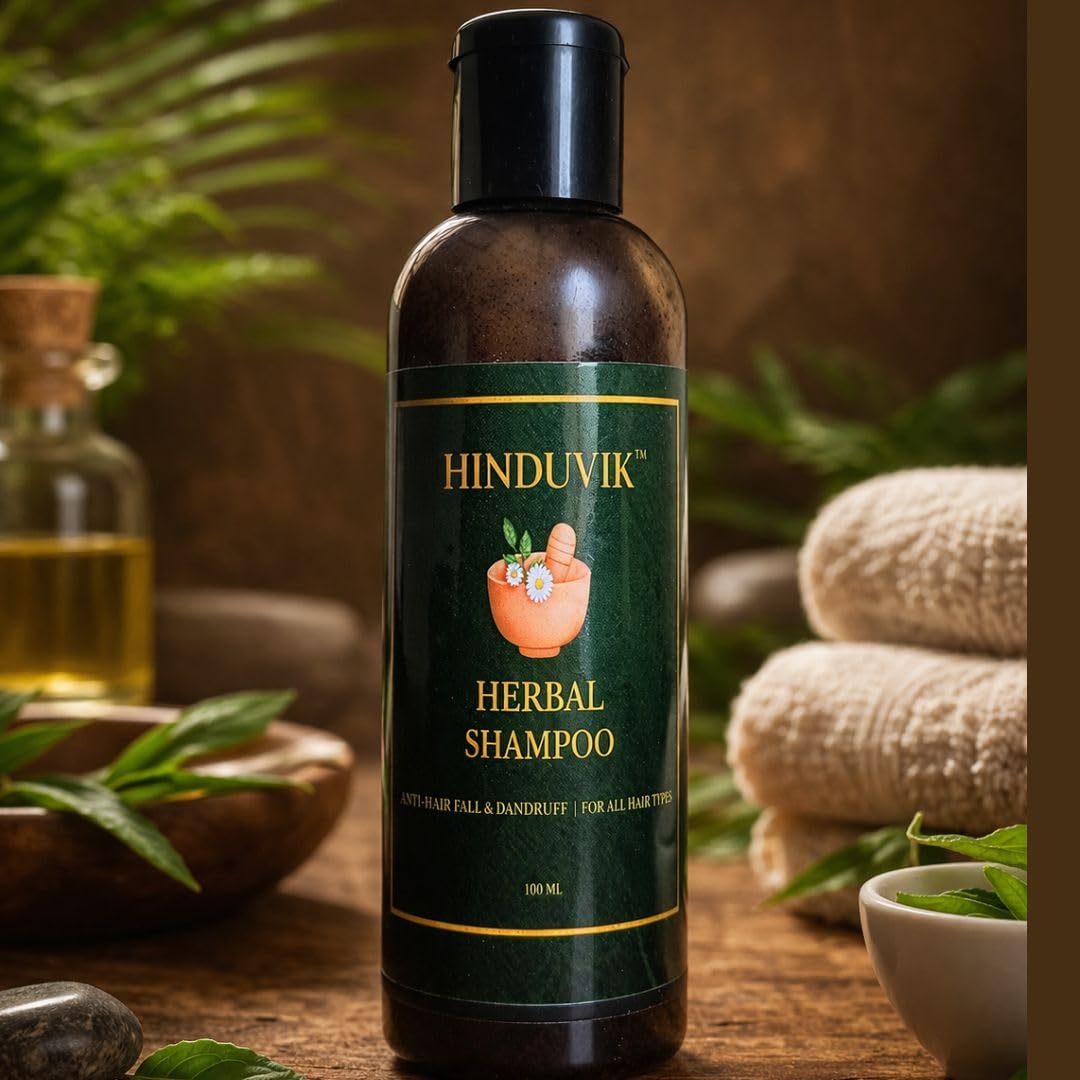 28 Herbs Shampoo with Amla, Reetha, Bhringraj & other Rare Herbs | Anti Hair Fall & Dandruff Formula | For Thick and Strong Hair | Promotes Healthy Hair Growth | Suitable for All Hair Types | 100ml-picture-55