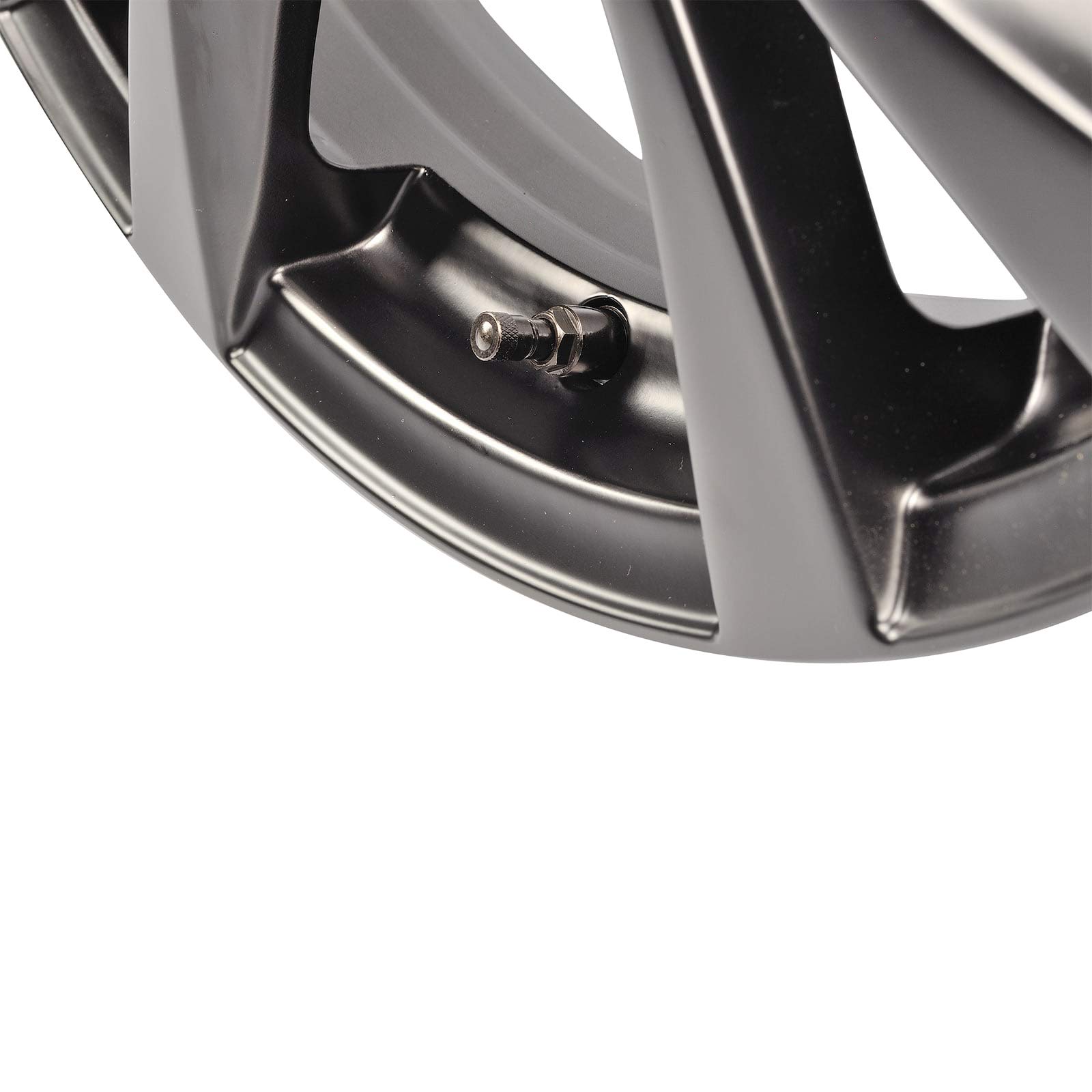 HASKYY 4 x Czarne Metalowe Zawory Stalowe, Uniwersalne Do Felg, 11,3 mm