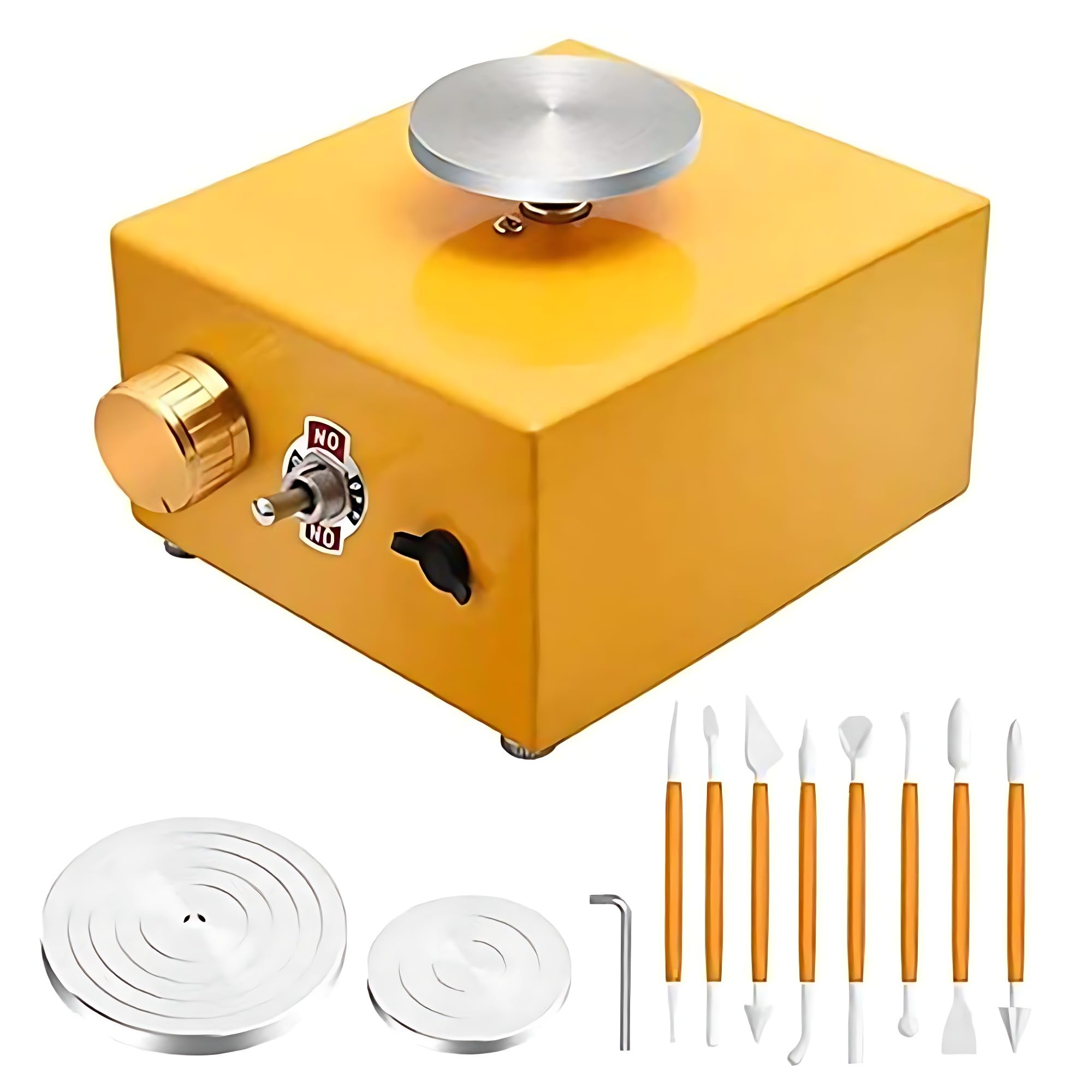 Mini machine à poterie électrique et outil d'argile pour bricolage créatif