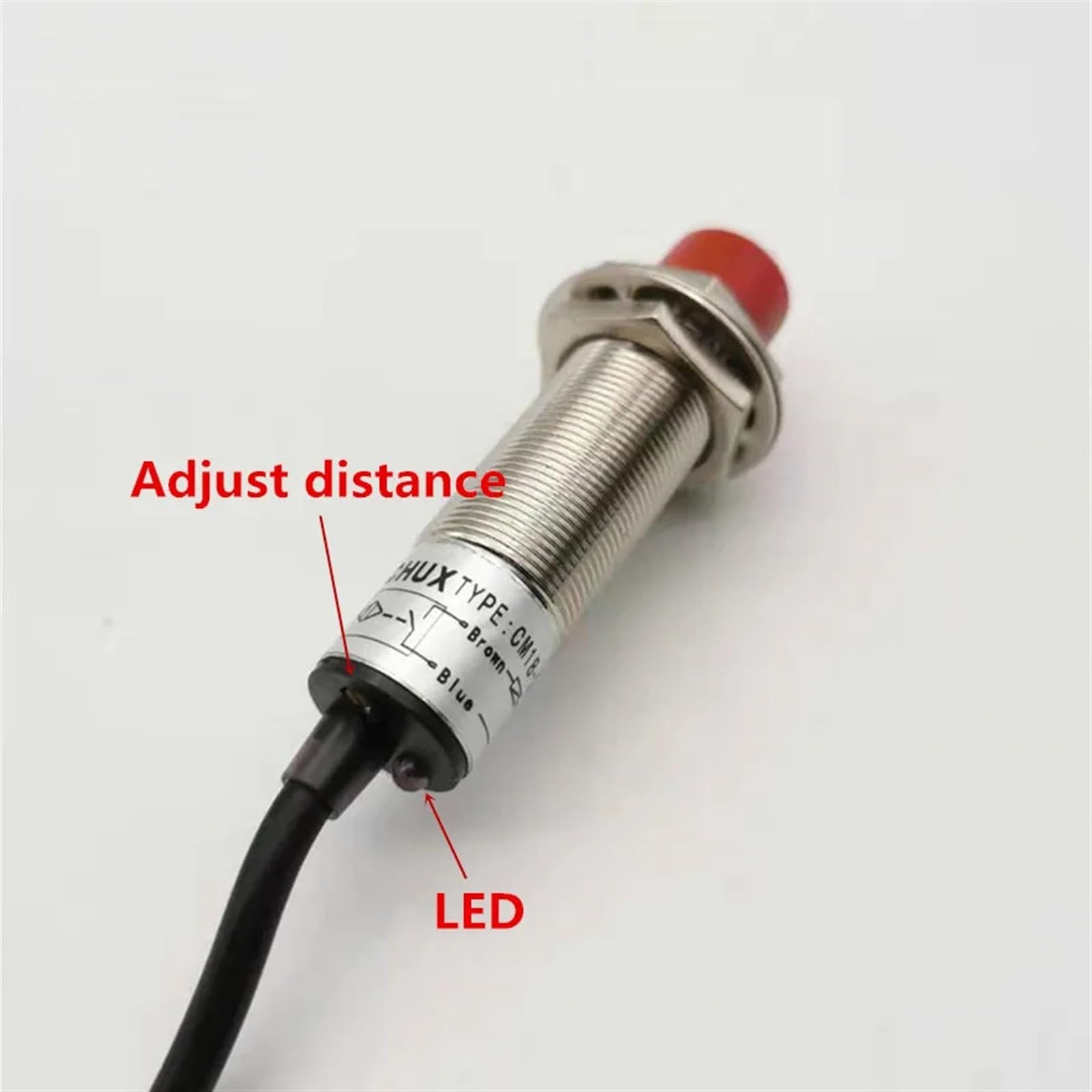 Sensore Interruttore Di Prossimità Capacitivo AC 2 Fili, 220V, Normalmente Chiuso/aperto