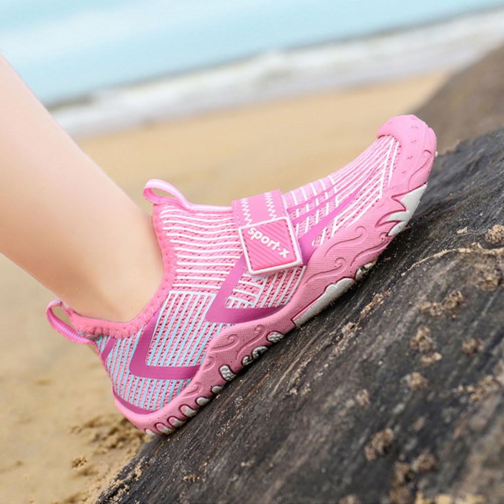 Mateju Zapatos de Agua Niño Niña Moda Escarpines Zapatos de Natación de Verano // Zapatillas de Agua Playa Antideslizantes Secado Rápido Surf Deportes Acuáticos Snorkel