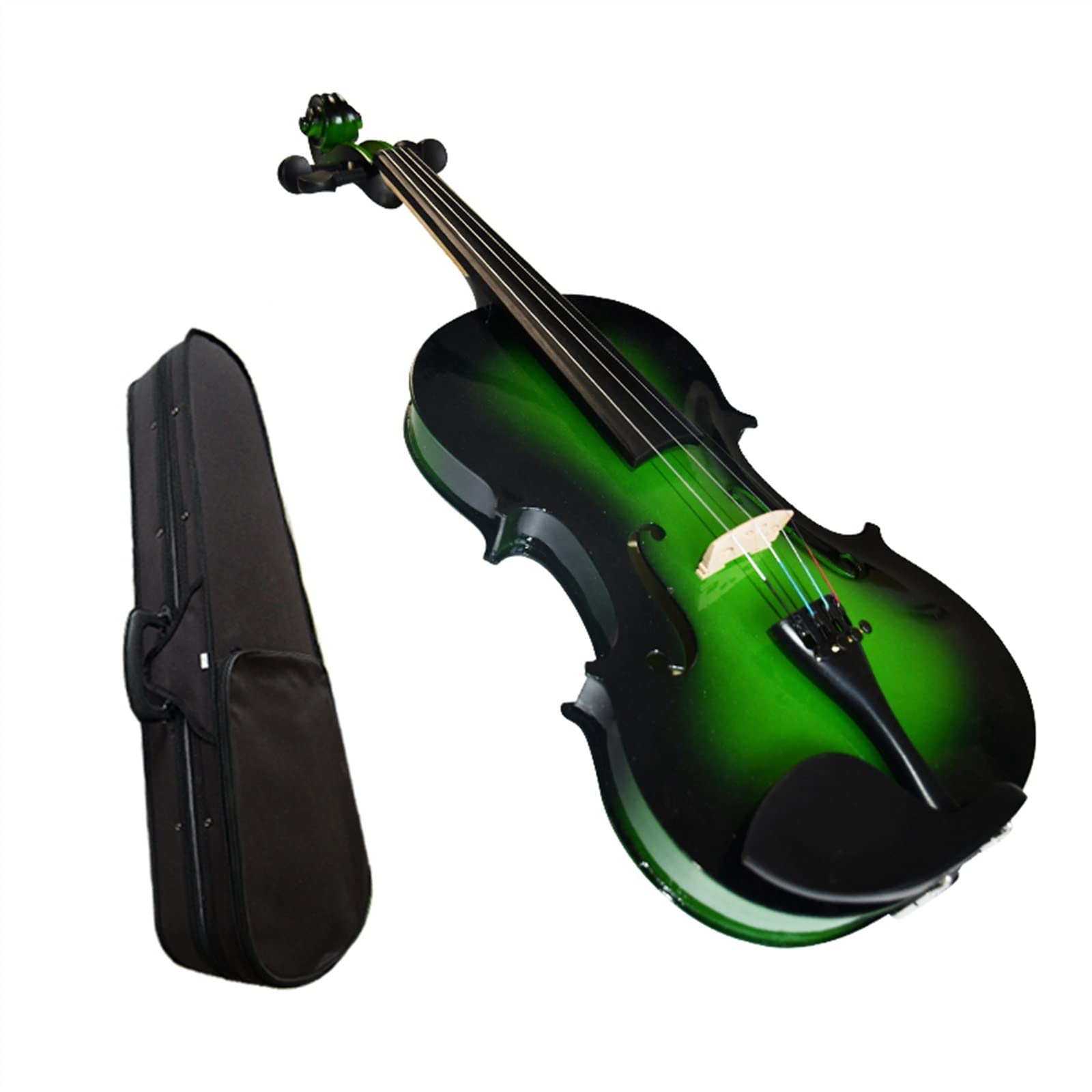 TSTS violín para Principiantes Nuevo Kit De Iniciación De Instrumentos Musicales De Violín Acústico 4/4 De Práctica Profesional para Estudiantes De Madera Maciza