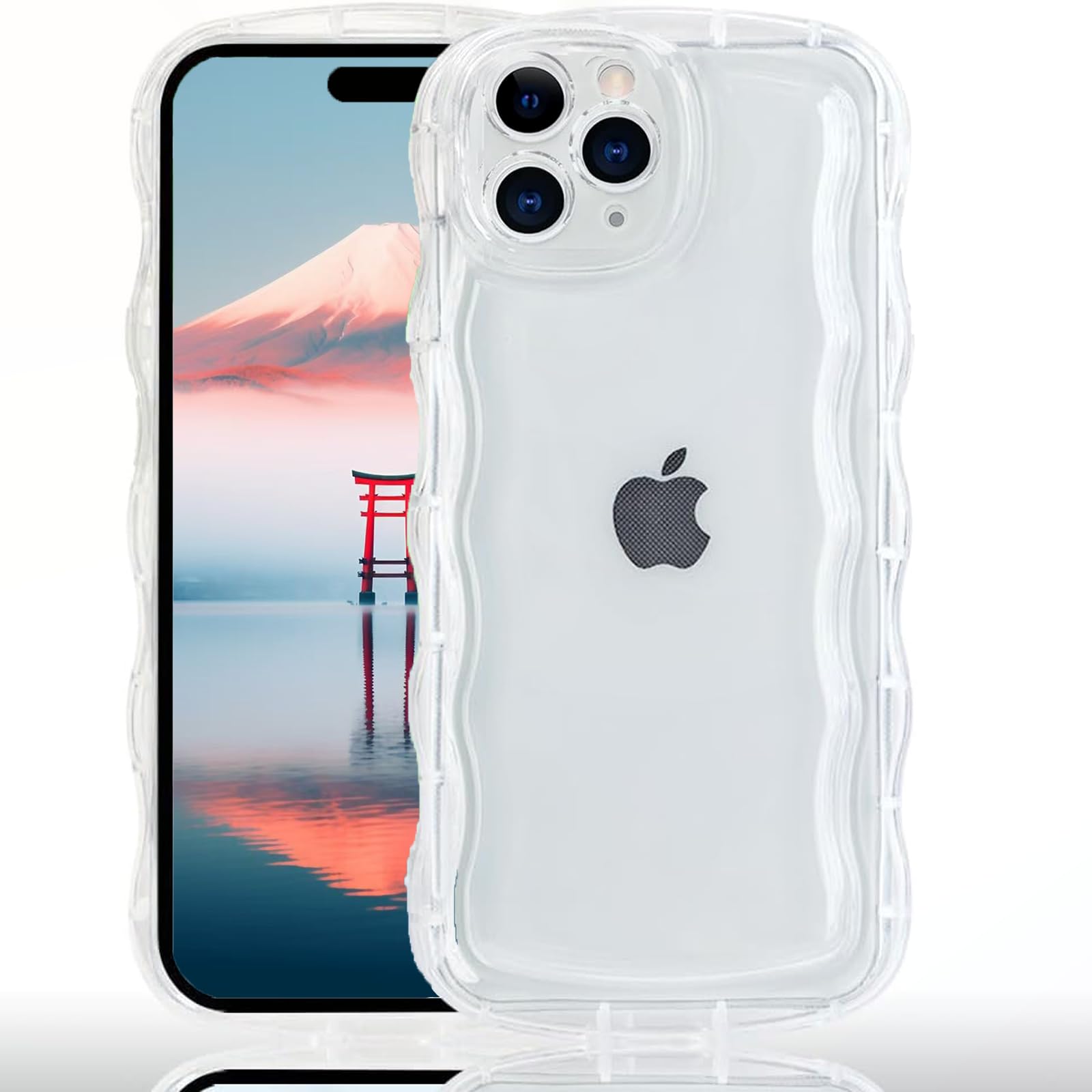 Amazon.co.jp: AVETUL iPhone 14 Pro Max ケース クリア ウェーブ