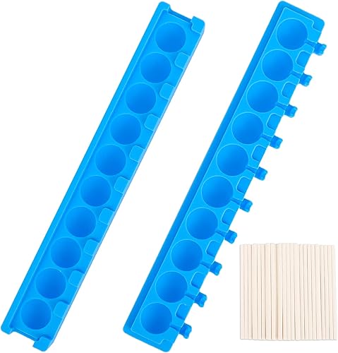 Miniatura 8 de Beasea Molde grande para piruletas, 6 cavidades de silicona, moldes de lechón, moldes de caramelo duro para chocolate, dulces, hielo, paletas de