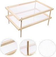 Vista 6 de STOBAZA Estante para verduras de espagueti, estante de secado de fideos, soporte de secado de pasta de madera, estante de secado para pasta doméstica