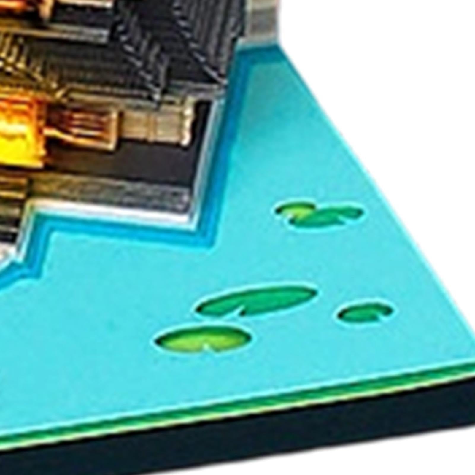 3D-Notizblock 3D Desktop Skulptur Haftnotizen 2027 mit LED Beleuchtung | Papier Kalender Skulptur Für Büro, Schule, Zuhause, Wohnheim, Wohnung, Schlafzimmer, Wohnzimmer und Bücherregal