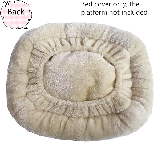 Miniatura 4 de SHENGOCASE Accesorios de torre de árbol de gato, piezas de repuesto, funda de cama para perca de gato con banda elástica (13.8 x 13.8 pulgadas,