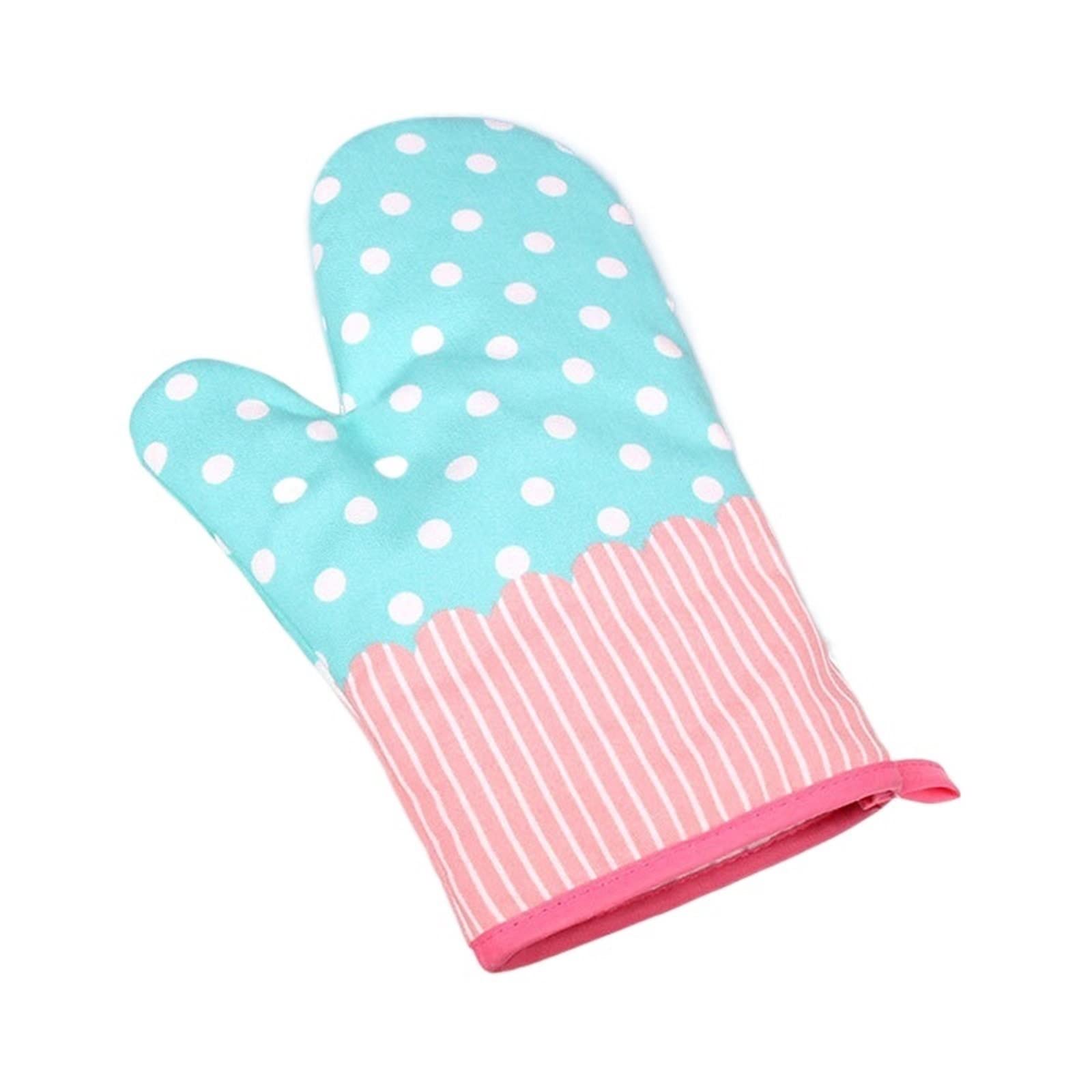 Gants de Cuisine isolants en Coton, résistants à la Chaleur, en Polyester, antidérapants, Mignons, for(3)