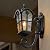 BRUTIRZI 17" Black Roman Outdoor Wall Light:Waterproof Anti-Rust Exterior Lantern with Ripple Glass for Porch,Garage,House
