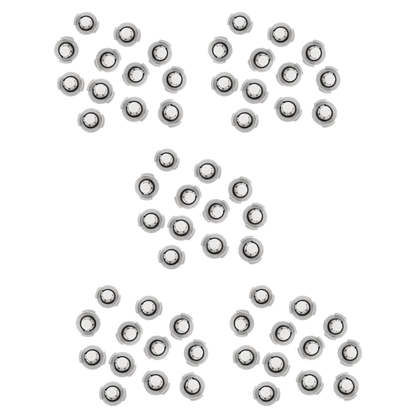 Hndhbfgrt 60Pcs Water Tank Filter for S50 S51 Robot Vacuum Cleaner 2 Spare Parts Filters Accessories