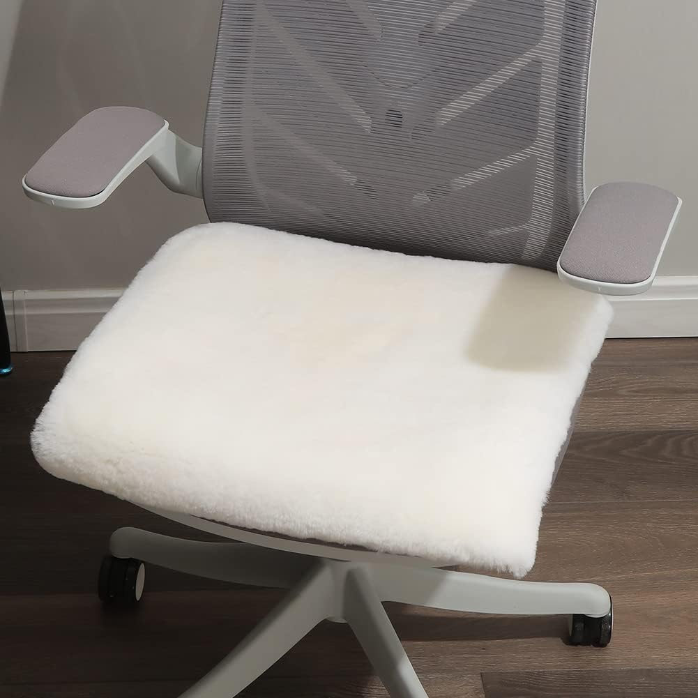 LLB Sheepskin Chair Covers Office Chair Cushion Dining Room
