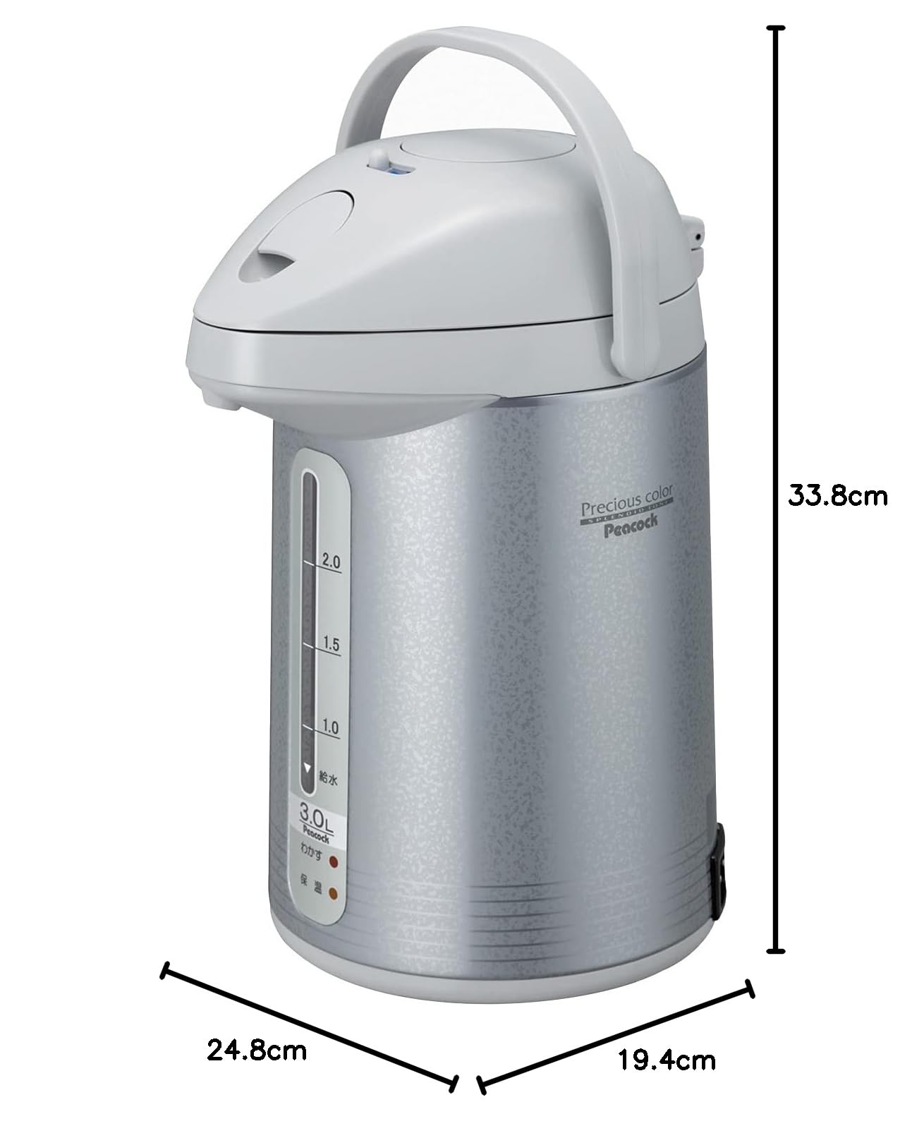 Amazon | ピーコック 電気保温エアーポット(非沸とうタイプ) 3.0L