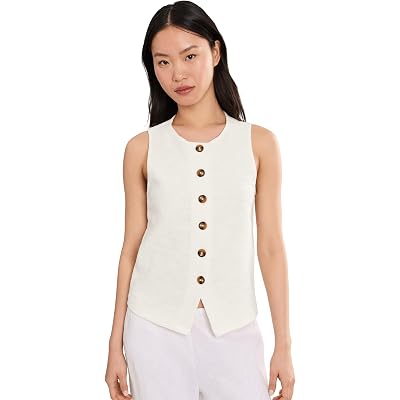 Sanctuary Nothing Extra Knit Vest chalk