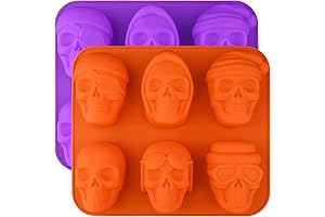 3D Skull Muffin Tin Molds for Creative Baking Experiment