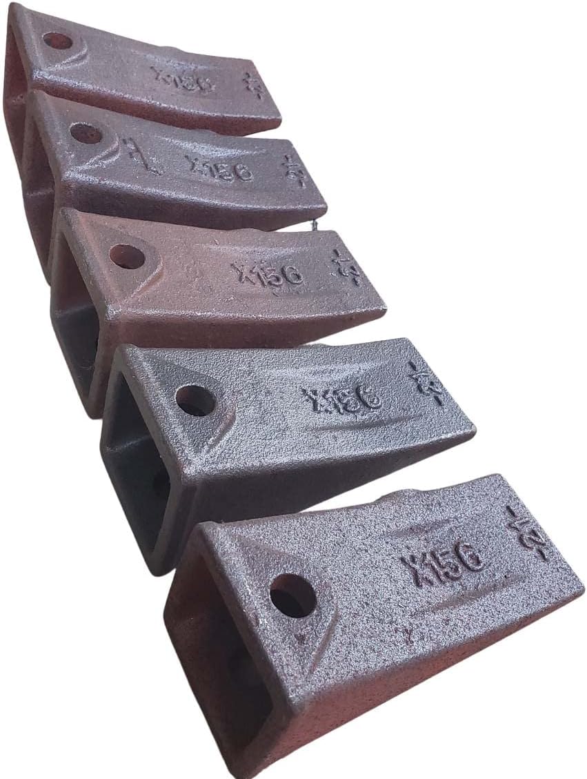 (5) X156 Bucket Teeth Skid Steer Mini Excavator Backhoe