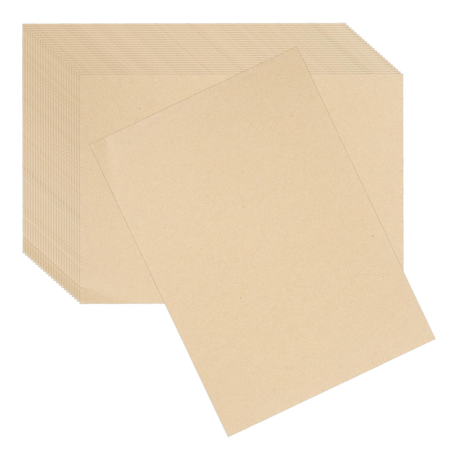 STOBOK Foglio Spesso Di Carta Kraft Per Progetti Diy Per Album Calendari Quaderni e Scuola Di Carta Naturale
