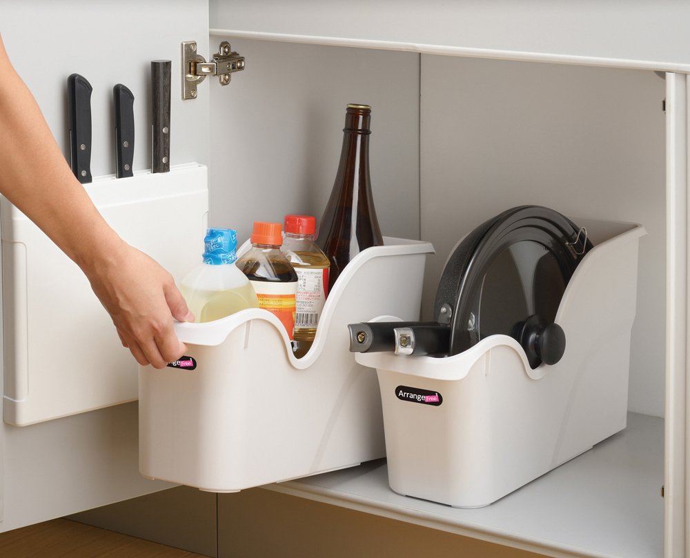 Parukinzoku arrange free under the sink stocker H-5807