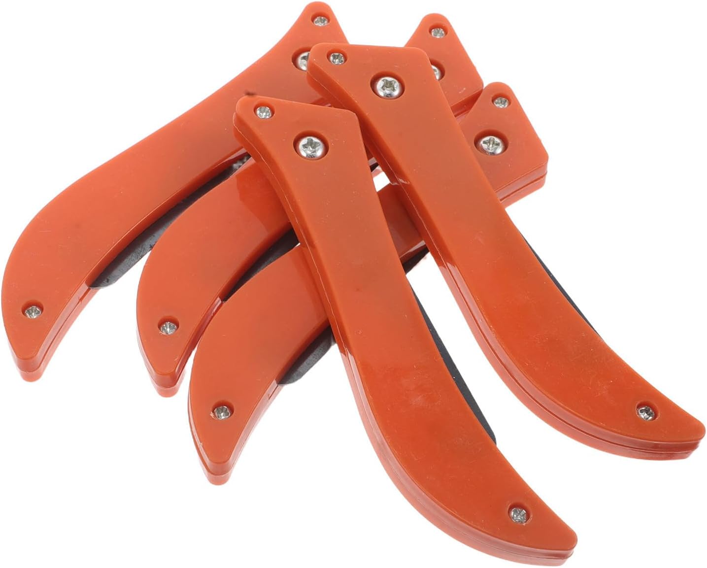 5pcs Waterfall Spillway Cleaning Tool Orange Plastic Carbon Steel Hook