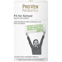Pro-Ven School Kids & Adult Probiotics | Gut Health & Immune Boost | Acidophilus & Bifidus
