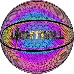 Lightball™ Lichtgevende Basketbal – Basketbal – Holografisch – Reflecterende – Maat 7 – Bal – Wit/Zwart/Roze/Blauw/Geel…