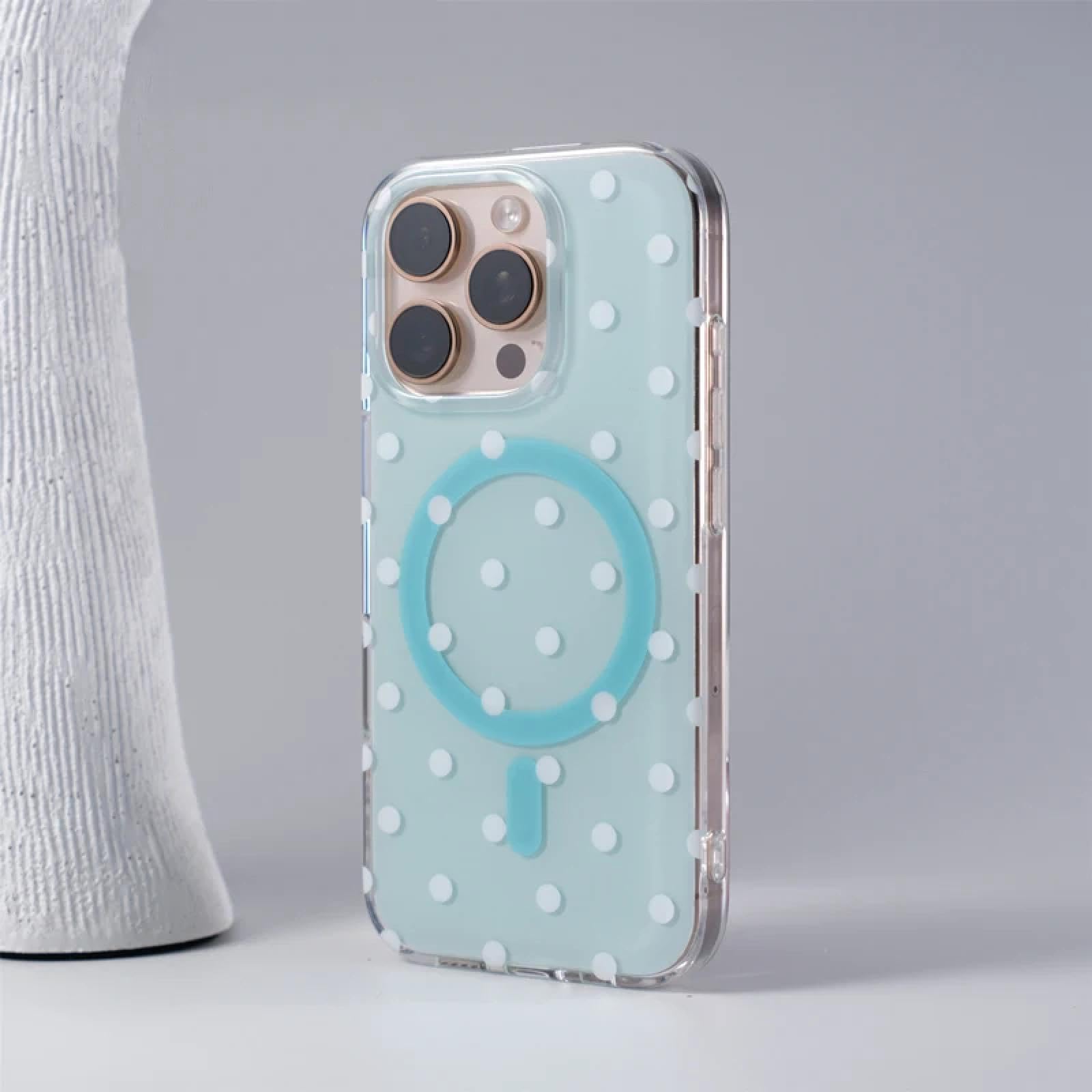 Coque silicone souple iPhone 15 Pro bleu ciel ultra fine induction - 8
