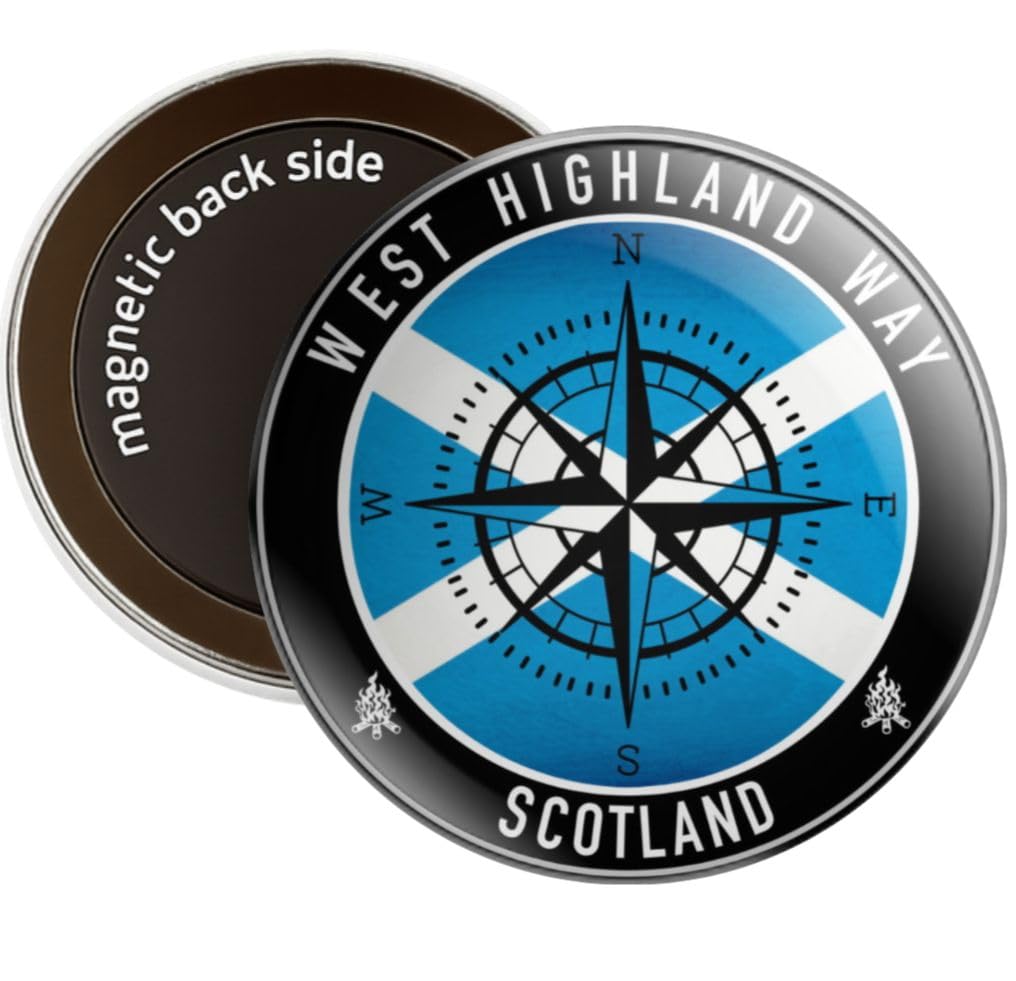 West Highland Way SCOTLAND Round Decorative Fridge Magnet