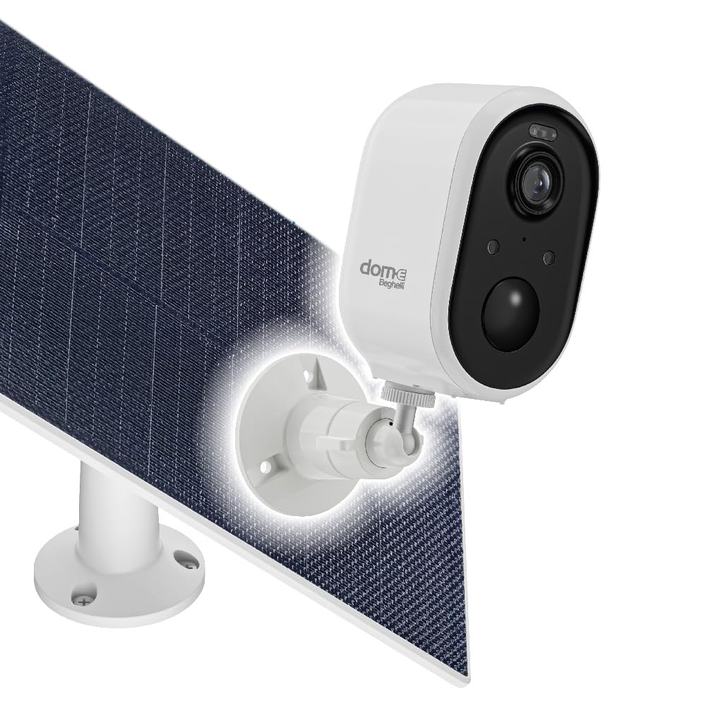 Dom-e Kit Telecamera Outdoor con Pannello Solare